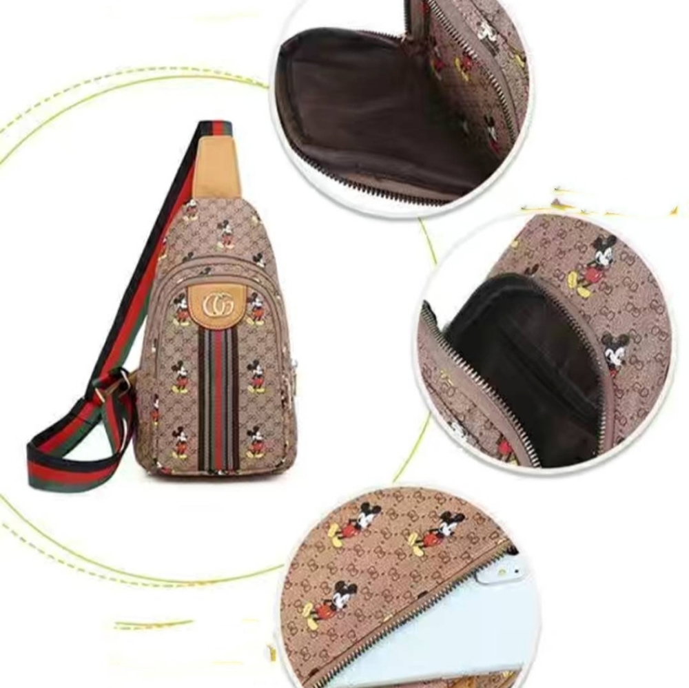 Mickey mouse waist bag crossbody bag